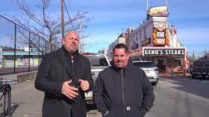Ken Wisnefski at Geno's Steaks for Amazon Prime